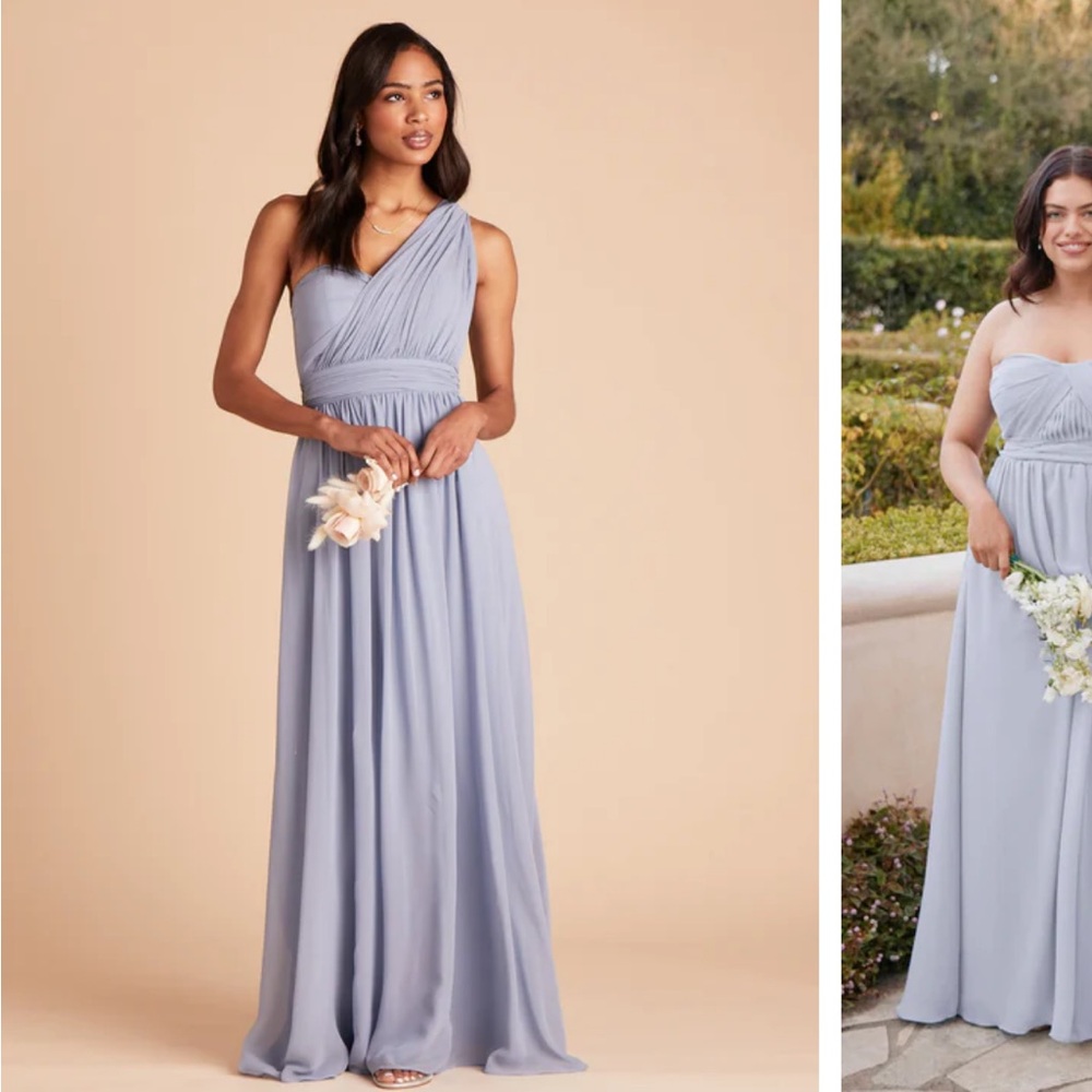 Birdie Grey chiffon bridesmaid/wedding guest dress